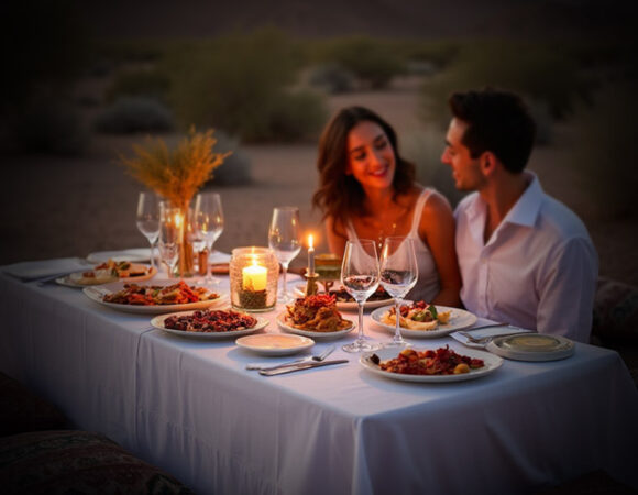 Private Romantic Dune Dinner with Desert Safari