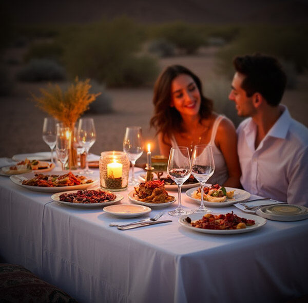 Private Romantic Dune Dinner with Desert Safari